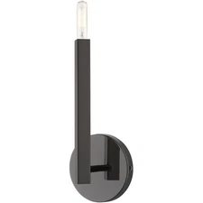 Livex Lighting 46980-46 Monaco Wall Sconce Black Chrome