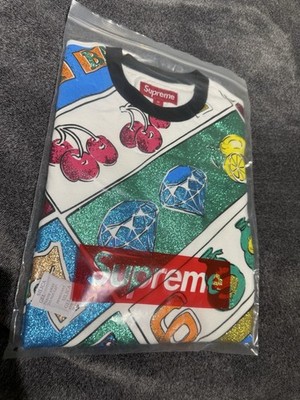 Supreme Slot Machine S/S Top - Medium - White