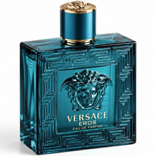 Versace Eros Eau de Parfum Natural Spray, Regular Size 3.4 fl oz