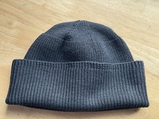 Vintage USN Wool Watch Cap Hat US Navy No Side Seam Original Clean 40s 50s 60s