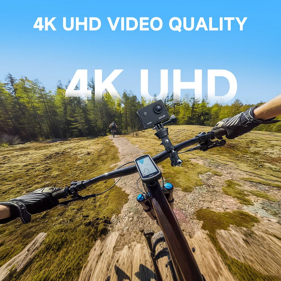 Action Camera 4K WiFi Sport Kamera 40MP 170° EIS Unterwasserkamera 30M Camcorder - Bild 4 von 4