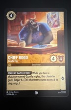 Disney Lorcana Chief Bogo Gazelle Fan 11/204 Zootopia NM