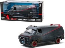 1983 GMC Vandura Black Weathered Version 1/18 Diecast Model Car by Greenlight