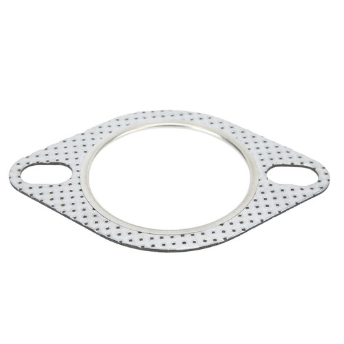 Down Pipe Gasket Exhaust Flange Gasket Heat Resistant Reinforced Steel 2 Holes - Picture 5 of 12