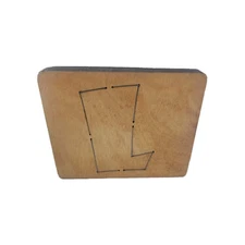 Accucut “Fun House L”  6"x5"  Alphabet Die.