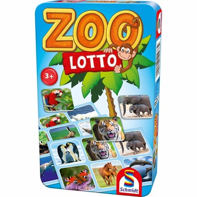 Schmidt Games Bring Me Along Game Zoo Lotto Children's Game Travel Game Ages 3 and Up