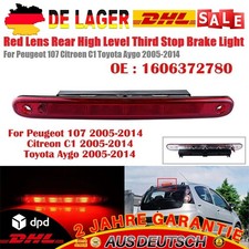 Für Citroen C1 Peugeot 107 Toyota Aygo Rot  LED Dritte Bremslicht Bremsleuchte 