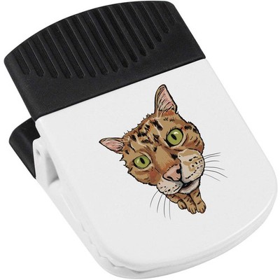 Magnetclip ''Ginger Tabby Katze mit grünen Augen'' (CP00047299)