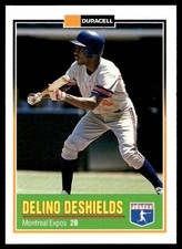 1993 Duracell Power Players II Delino DeShields Montreal Expos #22
