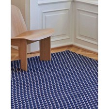 HAY Channel Rug 140x200 cm - Blue/White - RRP £469