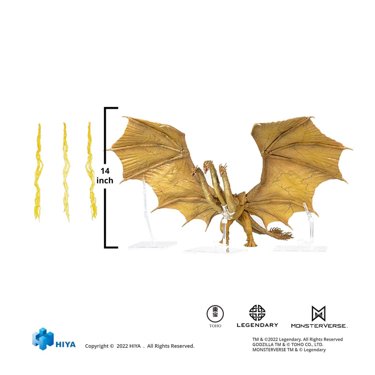 Hiya Toys - Heat Ray Godzilla Vs. King Ghidorah with Gravity Beam
