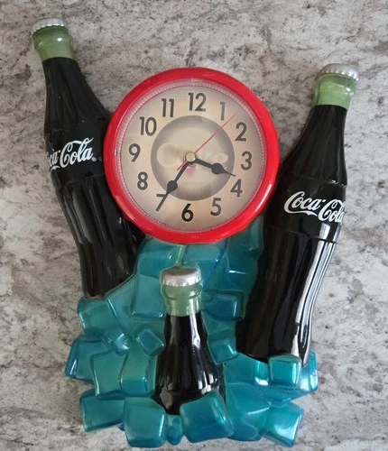 Coke Vintage Lighted Clock 15-inch