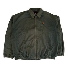 Vintage Chaps Ralph Lauren Harrington Bomber Jacket Green Full Zip Classic XL