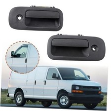 Exterior Door Handle Set, Front Driver Passenger Side Compatible with Chevy