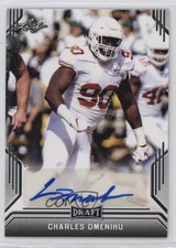 2019 Leaf Draft Auto Charles Omenihu #BA-CO1 Auto 1na0