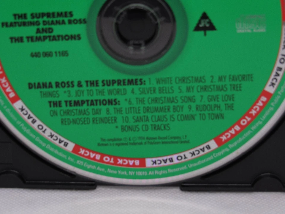 Diana Ross & The Supremes & The Temptations Back to Back CD 1994 Motown — 第 2/2 张图片