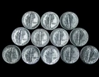 Estate Coin Lot Mercury Silver Dimes UNC+ MS++ BU 90% Silver RARE (1)