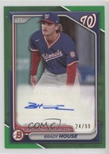 2024 Bowman Paper Prospect Retail Green Border 24/99 Brady House Auto 19lb