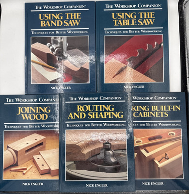 The Workshop Companion by Nick Engler, Book Lot of 5, HC B192