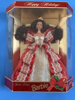 Vintage  1997 Happy Holidays Special Edition Barbie Doll Mattel Unused