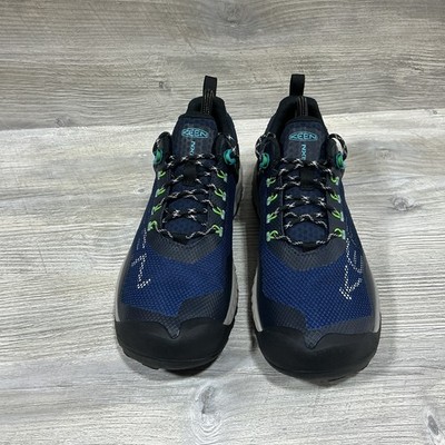 KEEN NXIS EVO WP Men's Size 7.5 Sky Captain/Green Flash Hiking