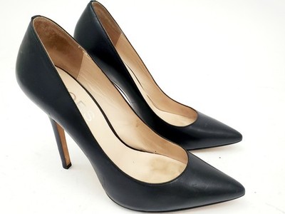 Michael Kors Aberly Black Leather Stiletto 115mm High Heel Pumps Size 11