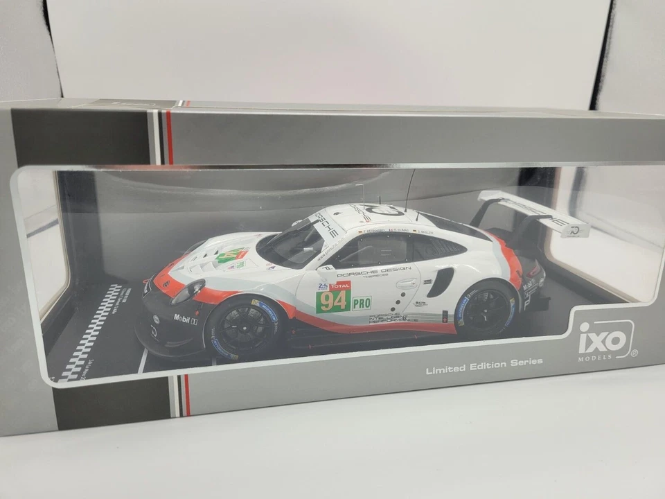 IXO-LEGT18006 PORSCHE 911 RSR #94 24H LE MANS 2018 1/18 - Imagen 2 de 2