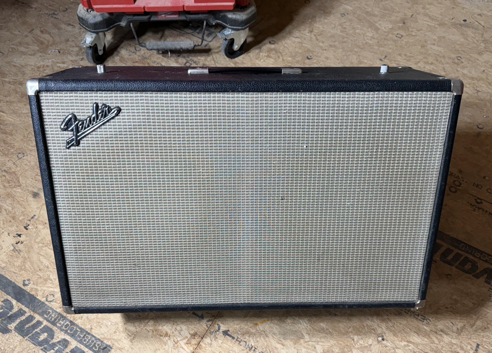 1960s  1966 2x12 Fender USA Guitar Amp Bandmaster Cabinet