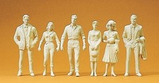 Preiser 45178 Échelle G Figures Non Peintes Passants