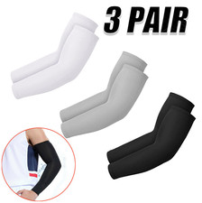 3Pair Tattoo Cooling Arm Sleeves Cover Basketball Golf Sport UV Sun Protection