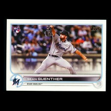 Sean Guenther RC 2022 Topps Rookie Marlins