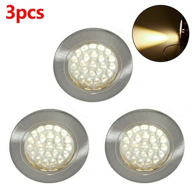 LED 12V Strahler Touch Schalter dimmbar Caravan/Wohnmobil Boot WEISS Downlight