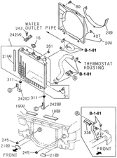 Genuine Honda Rubber Mtg Rad 8-97231-024-0