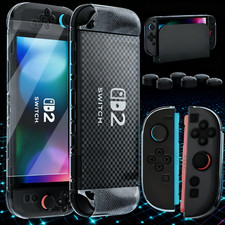 Dockable Cover Hard PC Protector Case Clear for Nintendo Switch 2 Case Protect