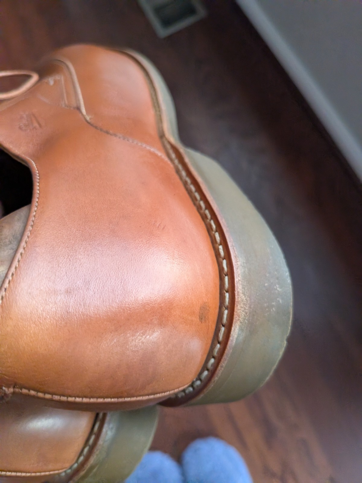 Paraboot Avignon Brown Leather  Split Toe Derby S… - image 19