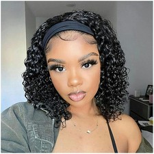Glueless Human Hair Headband Wig - Natural Wave