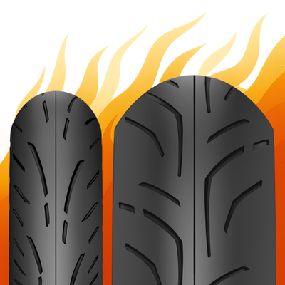 Find 120/70 17, 180/55 17 Michelin Pilot Road 2 Tire Kit In San - Foto 5