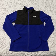 The North Face Tundra Fleece Aztec Blue/Black Youth size Large