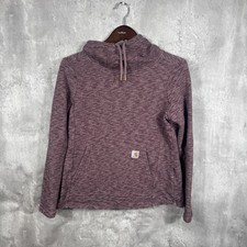Carhartt Hoodie Womens Small Newberry Cowl Slightly Fitted Purple