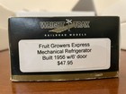 RARE HO Resin Wright Trak FGEX Fruit Growers Mechanical Reefer Kit Like Sunshine — photo 1