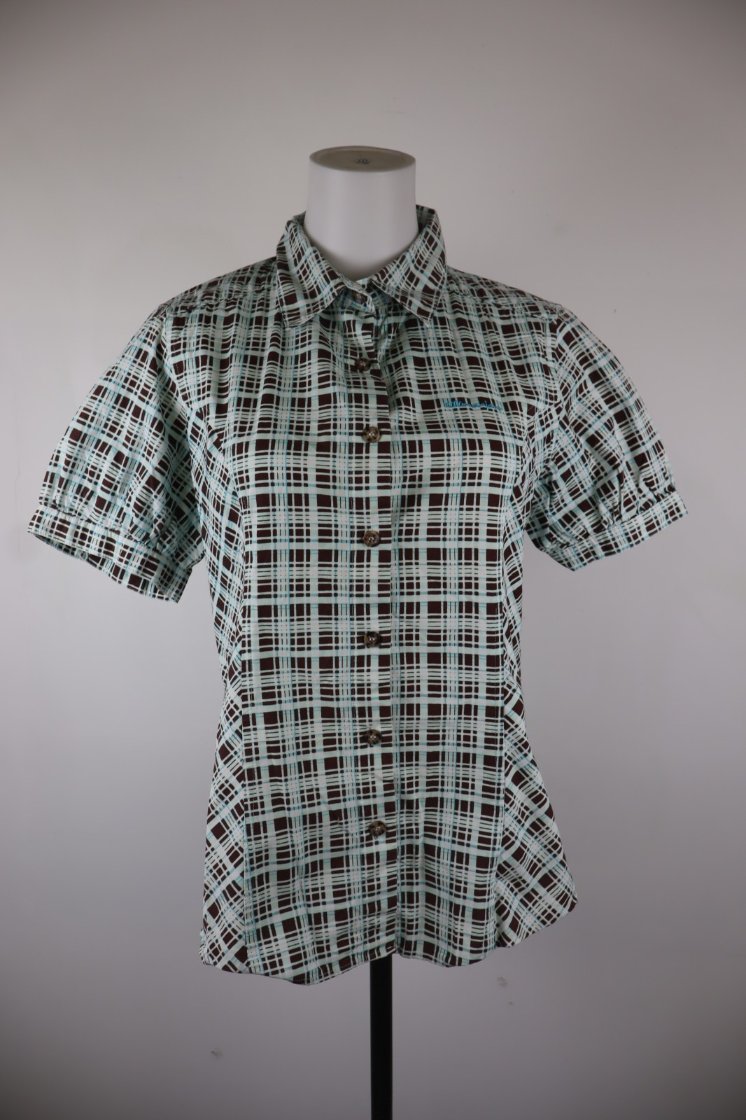KILIMANJARO CAMICIA DONNA COTONE TG 40 WOMAN SHIRT CASUAL VINTAGE MANICA CORTA
