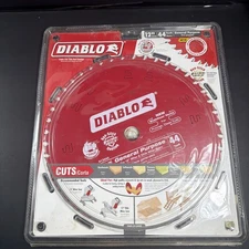 Diablo  12" 44T General Purpose Wood Miter Saw Blade - Red