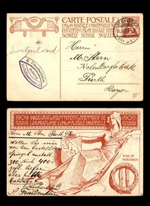 Mayfairstamps Switzerland 1909 St Gallen Universal Union foundation commemoratio