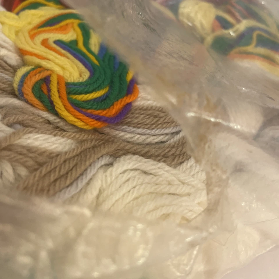 Elsa Williams Elves Christmas Stocking needlepoint kit Elf tree HTF VTG - Image 4 of 4