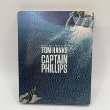 Captain Phillips (Blu/DVD 2014) Best Buy Exclusive Steelbook * TOM HANKS *