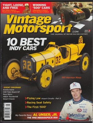 VINTAGE MOTORSPORT Al Unser Jr Rick Mears Colin Comer + 5-6 2011