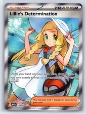 Lillie's Determination Holo Ultra Rare ME01: Mega Evolution 169/132 NM on eBay
