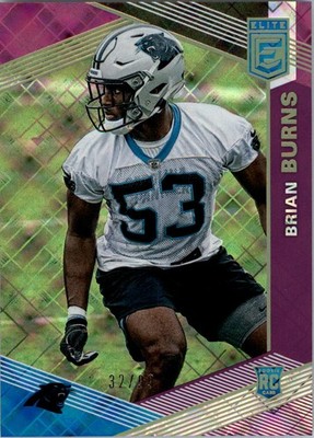 2019 Elite Purple #180 Brian Burns /99 - FB