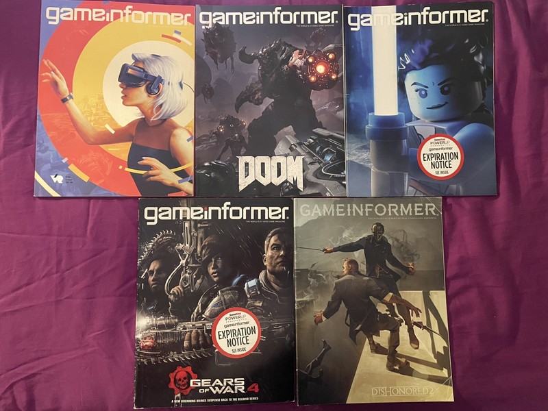 2016 Game Informer Magazines
