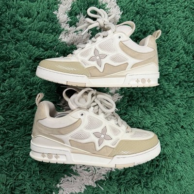 Size 9LV / 10M - Louis Vuitton Skate Sneaker Beige White - Clean